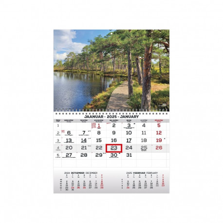 Seinakalender MONO pilt nr. 25 2026a.