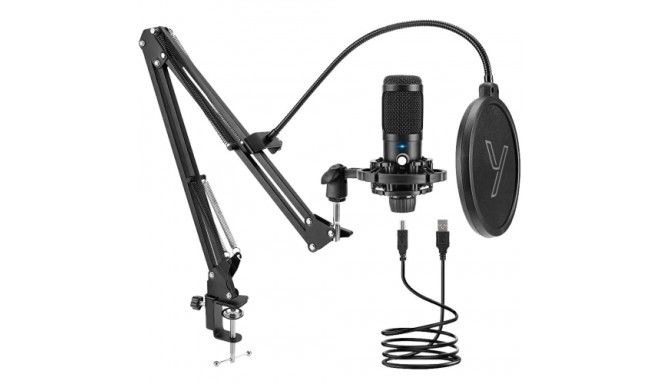 Yenkee YMC 1031 Streamer студийный USB-микрофон 2.0 с аксессуарами