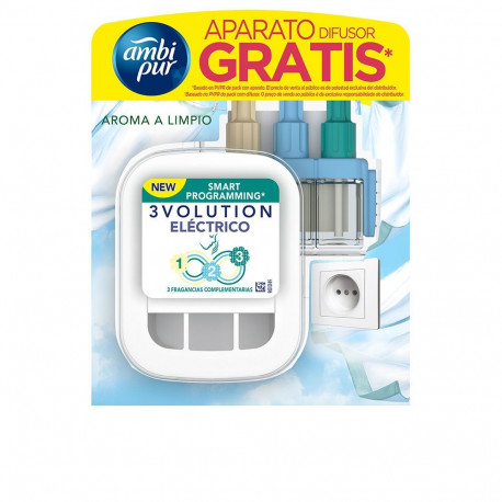 Ambi Pur õhuvärskendaja seade ja täitepakend 3Volution #limpio 20ml