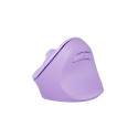 VERTICAL MOUSE NATEC CRAKE 2 WIRELESS 2400DPI BLUETOOTH 5.2 + 2.4GHZ PURE LAVENDER
