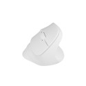 VERTICAL MOUSE NATEC CRAKE 2 WIRELESS 2400DPI BLUETOOTH 5.2 + 2.4GHZ WHITE