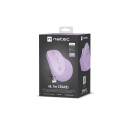 VERTICAL MOUSE NATEC CRAKE 2 WIRELESS 2400DPI BLUETOOTH 5.2 + 2.4GHZ PURE LAVENDER