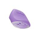 VERTICAL MOUSE NATEC CRAKE 2 WIRELESS 2400DPI BLUETOOTH 5.2 + 2.4GHZ PURE LAVENDER