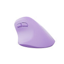 VERTICAL MOUSE NATEC CRAKE 2 WIRELESS 2400DPI BLUETOOTH 5.2 + 2.4GHZ PURE LAVENDER