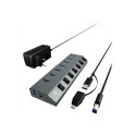 ICYBOX IB-HUB1701-C3 7-pordiline jaotur USB 3.0 Type-C ja Type-A liidese ning BC 1.2 toega