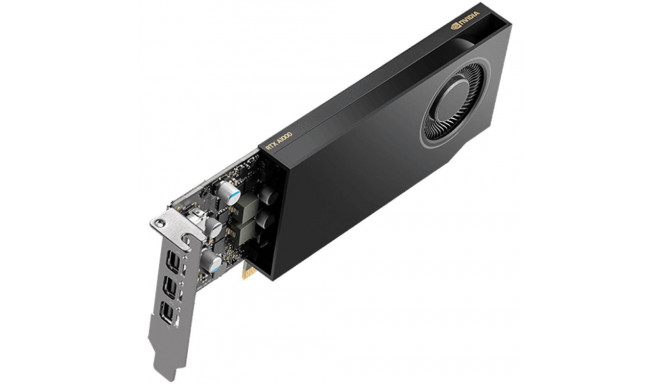 PNY NVIDIA A1000 8GB LowProfile OEM Version PCI-Express 4.0 x16, LP 8 GB GDDR6 128-bit 4x Mini DP 1.