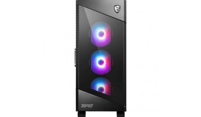 MSI MPG VELOX 100R Mid Tower Gaming Computer Case &#039;Black, 4x 120mm ARGB Fans, 1-6 ARGB Hub,