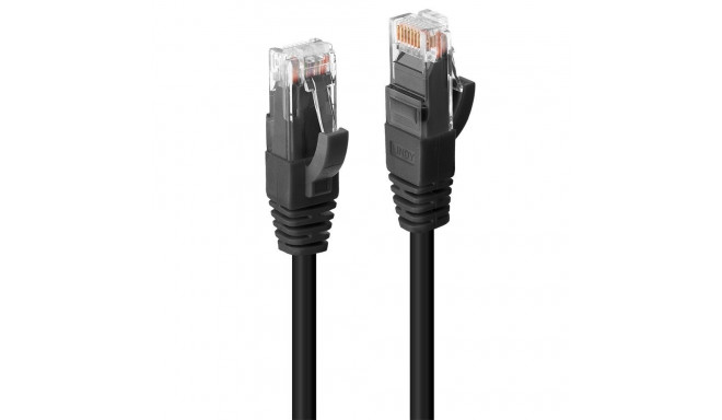 Cat.6 UTP Premium patch cable, halogen-free, black 2m