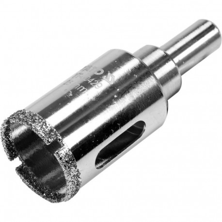 Yato Diamond Tile Drill Bit YT-60429, 25mm, 500rpm, carbon steel, dry and wet, ceramics, stoneware, 