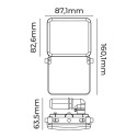 Prožektori Valgus EDM Frameless 10 W 6000 K 760 Lm 8,71 x 16,01 x 6,35 cm