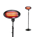 Quartz Heater EDM 07091 Black 2000 W Quartz Heater EDM 07091 Black 2000 W
