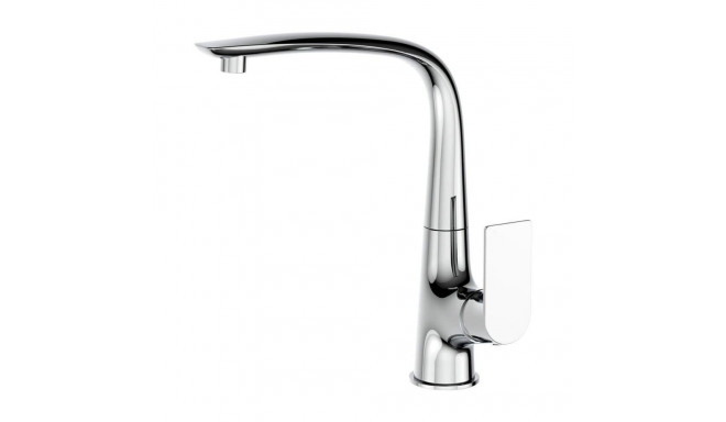 Mixer Tap EDM 01132 Cascais Silver Stainless steel Brass Zinc Sink