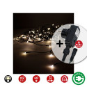 LED Kardinavalgusti EDM Icicle Easy-Connect 100W Soe Valge (200 x 50 cm)