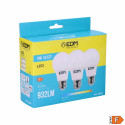 Pack of 3 LED bulbs EDM F 10 W E27 810 Lm Ø 6 x 10,8 cm (6400 K)