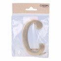 Letter EDM C Polished brass (10 cm)