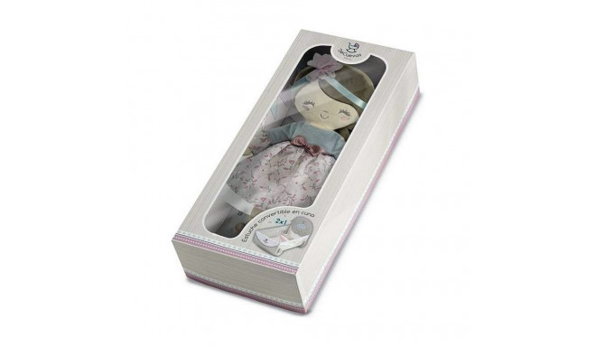 Rag Doll Decuevas Provenza Case that converts into a cot 36 cm Fluffy toy
