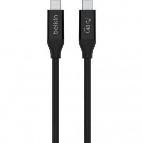 "Belkin USB4 Kabel, USB-C/USB-C, 40 Gbit/s, 100W, 0.8m, schwarz"