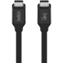 "Belkin USB4 Kabel, USB-C/USB-C, 40 Gbit/s, 100W, 0.8m, schwarz"