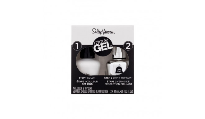 Sally Hansen Miracle Gel (14ml) (789 Get Mod) (Miracle Gel 14,7 ml + Miracle Gel Top Coat 14,7 ml)