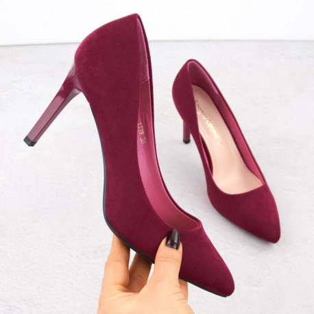 Sergio Leone 1339 W SK428C Suede Pumps (37)