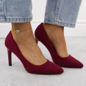 Sergio Leone 1339 W SK428C Suede Pumps (37)