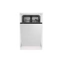 BEKO Built-In Dishwasher DIS35020, Energy class E, 45 cm, 5 programs