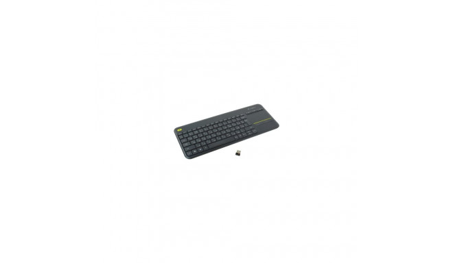 LOGITECH Wireless Touch Keyboard k400 Plus - INT BLACK