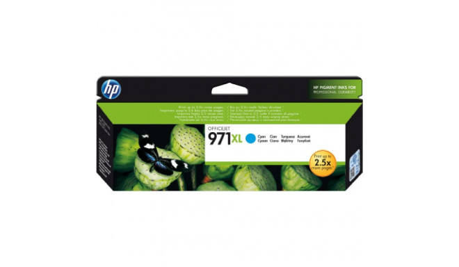 HP original ink CN626AE. HP 971XL. cyan. 6600p