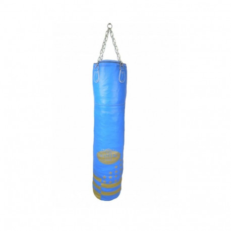 Leather boxing bag 150/35 cm empty WWS-STAR (czerwony)