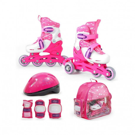 SMJ Sport Combo Pink LED Set: 2in1 Roller Skates HS-TNK-000009549 (30-33)