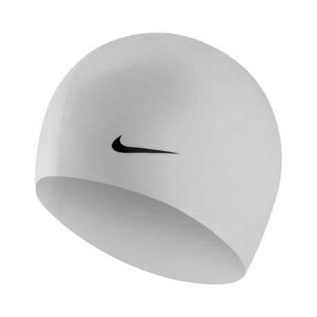 Nike Os Solid WM 93060-100 White Swimming Cap