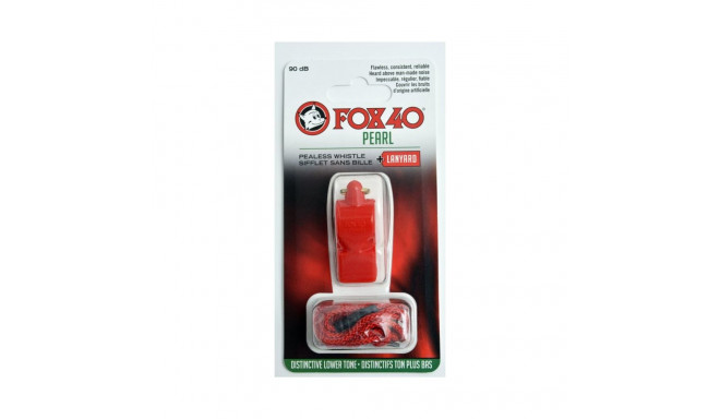 Whistle FOX 40 Pearl + string 9703-0108 red