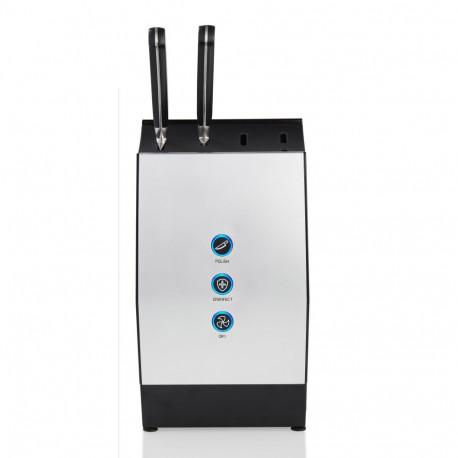 Knife sanitizer/sharpener Gastronoma, black/silver