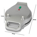 Clatronic waffle iron WA3772S, silver