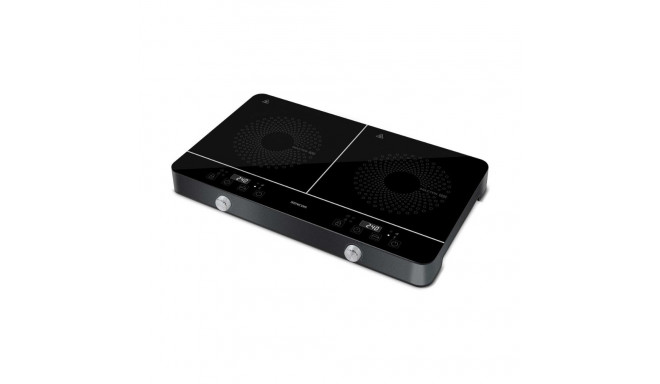 Portable induction double hotplate Sencor, grey