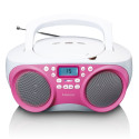 Portable FM-radio/CD/MP3/USB player Lenco SCD301PK