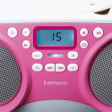 Portable FM-radio/CD/MP3/USB player Lenco SCD301PK