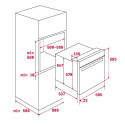 Teka integreeritav ahi HLB8400PBK, must