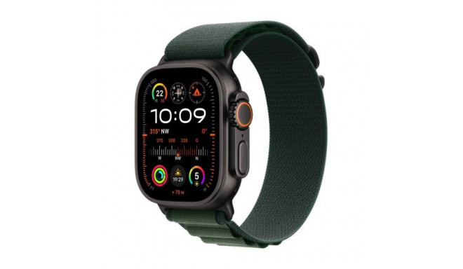 Apple Watch Ultra 2 GPS + Cellular 49mm Titanium case with Alpine Band Dark Green EU MX4R3