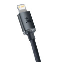 Baseus Type-C - Lightning cable, Crystal Shine Series Fast Charging Data Cable 20W 2m Black (CAJY000 Baseus Type-C - Lightning cable, Crystal Shine Series Fast Charging Data Cable 20W 2m Black (CAJY000
