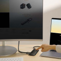 Baseus HUB Lite Series 5-in-1 Multifunctional (Type-C to 2x USB 3.0 / Type-C / HDMI 1.4 / SD/TF) Bla
