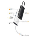 Baseus HUB Lite Series 5-in-1 Multifunctional (Type-C to 2x USB 3.0 / Type-C / HDMI 1.4 / SD/TF) Bla