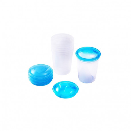Breast milk storage containers