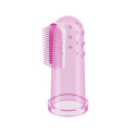 Baby toothbrush and gum massager,pink