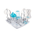 Universal bottle and teat drying rack