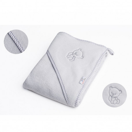 Lamb soft bath towel – grey, 100x100, BOC0110