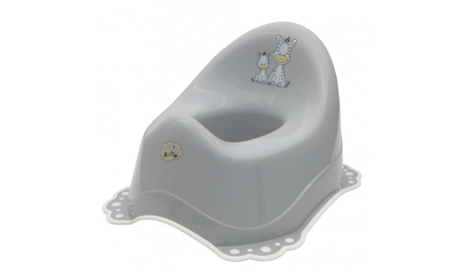 6517 2-component chamber pot, grey/white rubber