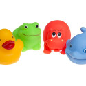 Rubber animals for bathing 4pcs., 034