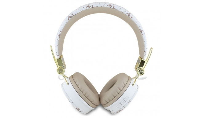 GUESS wireless headphones bluetooth ENC GUBH70E4PTMH (PU 4G Triangle Round Shape) white