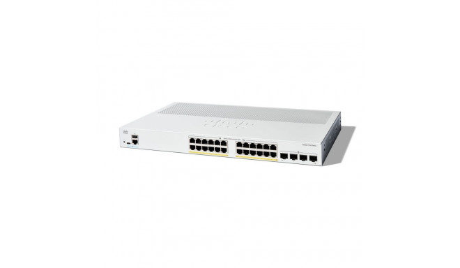 Cisco Catalyst 1200-24P-4G Nutikas Lüliti, 24 Porti GE, PoE, 4x1GE SFP, Piiratud Eluaegne Garantii (